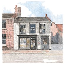 Illustrations of Old Town England. Een project van Traditionele illustratie van Zoë Barker - 13.12.2021