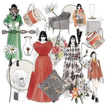 Harrods Home Magazine. Un proyecto de Ilustración tradicional e Ilustración editorial de Zoë Barker - 13.12.2021
