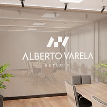 Diseño de logotipo para Alberto Varela. Un projet de Design graphique, Br et ing et identité de Alejandro Prieto Jaime - 13.12.2021