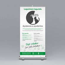 Rollup para Protectora de gatos Ein Projekt aus dem Bereich Design von Txomin González - 13.12.2021