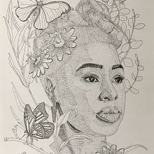 My project in Ink Portraits with Lines and Dots course. Pencil Drawing, Drawing, Realistic Drawing, Figure Drawing & Ink Illustration project by Dom Ban - 12.13.2021