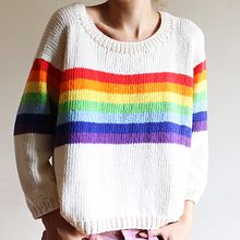 RAINBOW SWEATER. Un progetto di Costume design e Artigianato di Morgane Mathieu - 13.12.2021