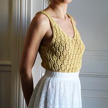 SAFRAN TOP. Un projet de Création de costumes, Artisanat , et DIY de Morgane Mathieu - 13.12.2021
