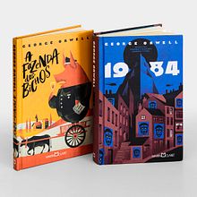 George Orwell. Editorial Design, and Digital Illustration project by Rafael Nobre - 12.14.2021
