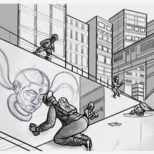 My project in Basic Principles of Drawing People from Imagination course. Un progetto di Illustrazione tradizionale, Belle arti, Bozzetti, Disegno a matita, Disegno, Disegno artistico e Disegno anatomico di Oscar Eduardo Hernandez Rueda - 21.12.2023