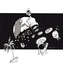 Inktober 2021. Ilustração tradicional projeto de Mols Slom - 31.10.2021