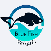 LOGO - PEIXARIA BLUE FISH. Un proyecto de Diseño, Diseño de logotipos, Publicidad y Gestión del Portafolio de Kawan Rodrigues dos Santos - 14.12.2021