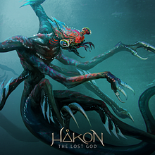 Deviggo Aquatic creature. Een project van  Concept art y Ontwerp van personages van Santiago Camacho - 10.12.2021