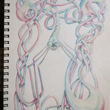My project in Surrealist Illustration Inspired by Nature course. Un proyecto de Ilustración tradicional, Dibujo a lápiz, Dibujo, Dibujo artístico, Ilustración naturalista				 y Dibujo con lápices de colores de lune_staar - 15.12.2021