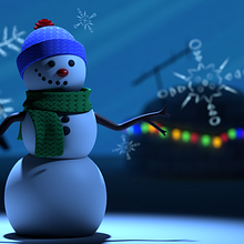 Snowman. 3D project by Gil - 12.11.2021