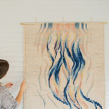 The Ice Breakup - Macrame Wall Hanging. Macramé, Arts, Crafts, Fine Arts, and Creativit project by Demi Mixon - 12.16.2021