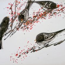 My project in Illustrating Nature: A Creative Exploration course. Projekt z dziedziny Trad, c, jna ilustracja,  Malarstwo,  R, sunek, Malowanie akwarelą,  R, sunek atramentem, Ilustracja naturalist i czna użytkownika katy_yenter - 23.11.2021