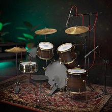 3D // Drums. 3D, 3D Modeling, and 3D Design project by Eva Rodríguez Solís - 12.16.2021