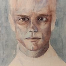 Mein Kursprojekt: Artistische Aquarellporträts. Un progetto di Belle arti, Pittura, Pittura ad acquerello e Disegno di ritratti di Dani - 16.12.2021