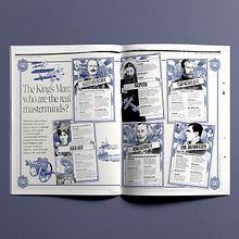 The Telegraph- The King's Man article . Un progetto di Illustrazione tradizionale di Philip Harris - 07.12.2021