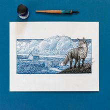 Nun's Cross- Pen and ink drawing. Traditional illustration, Naturalistic Illustration, Drawing & Ink Illustration project by Philip Harris - 12.16.2021