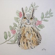 Mon projet du cours : Dessin et composition naturaliste à l’aquarelle. Traditional illustration, Drawing, Watercolor Painting, and Naturalistic Illustration project by Sylvie de Tilly - 12.26.2021