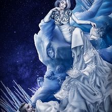 Crystal Heart. Un proyecto de Ilustración tradicional, Matte Painting, Collage, Diseño de carteles, Ilustración digital y Concept Art de Irina Sovetova - 17.12.2021