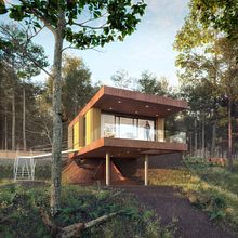Holiday House. Un proyecto de 3D, Arquitectura, Arquitectura interior, Paisajismo, Arquitectura digital, Diseño 3D y Visualización arquitectónica de shiva J - 17.12.2021