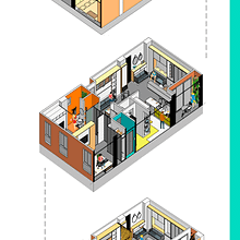 Mi Proyecto del curso: Introducción al diseño de espacios mínimos /  Alejandro Díaz.. Interior Architecture, Interior Design, Interior Decoration, and Spatial Design project by Alejandro Díaz Sierra - 12.14.2021