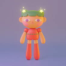 My project in Kawaii Character Creation in 3D with Blender  course Ein Projekt aus dem Bereich Traditionelle Illustration, Design von Figuren, Digitale Illustration, 3-D-Modellierung und Manga von lovesong - 08.12.2021