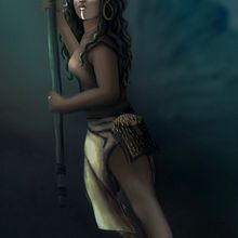 My project in Digital Character Painting with Procreate course. Een project van Traditionele illustratie, Ontwerp van personages y Digitale illustratie van Berfin Damla Fiskeci - 18.12.2021