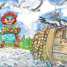 My project in Children's Illustration with Watercolor course. Un progetto di Pittura ad acquerello e Illustrazione infantile di Cindy Lucas - 18.12.2021