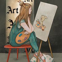 My project in Procreate: Creative Illustration Techniques course. Traditional illustration, Digital Illustration, and Digital Drawing project by Vanessa Santiago - 12.19.2021