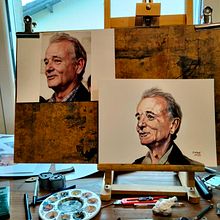 Portrait aquarelle. Un proyecto de Ilustración tradicional de David Iannantuoni - 01.12.2021