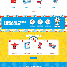 Tienda oficial de Doraemon en Prestashop. Un progetto di E-commerce, Web design, SEO e Manga di La Teva Web Diseño Web - 19.12.2021