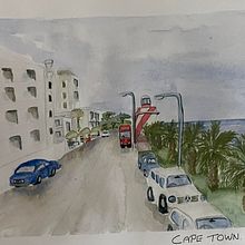 My project in Contemporary Watercolor Landscape Painting course. Fine Arts, and Watercolor Painting project by Freda Coetzee - 12.19.2021