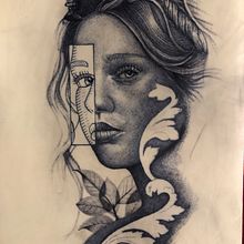 Il mio progetto del corso: Tecniche di tatuaggio blackwork in fine line on fake skin. Un proyecto de Diseño de tatuajes de barbonigiacomo - 16.12.2021