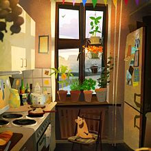 Dinner Party. Traditional illustration, Digital Illustration, and Concept Art project by Sanne Houwing - 12.19.2021