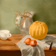 Mi Proyecto del curso: Introducción a la pintura digital. Un progetto di Belle arti, Pittura, Illustrazione digitale, Disegno digitale e Pittura digitale di Enrique Hernandez - 19.12.2021