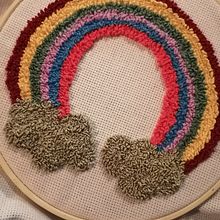 Mi Proyecto del curso: Introducción al bordado con aguja mágica. Bordado, Punch needle, e Design têxtil projeto de Karina Sands - 20.12.2021