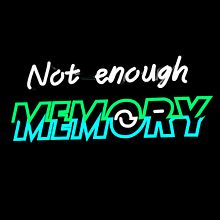 Not Enough Memory. Motion Graphics, 3D, Photograph, Post-production, 3D Modeling, and 3D Lettering project by Dennys Gonzalez - 01.03.2022