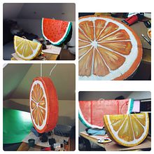 Fruit Kindergarten Hanging Decor . % Boryana Zaneva tarafından hazırlanan Sanat ve El Sanatları projesi - 12.20.2021