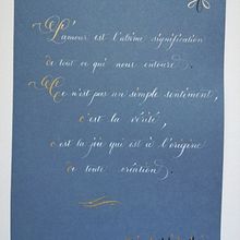 Mon projet du cours : Calligraphie anglaise de A à Z.  project by Isabelle de Couëspel de Boisgency - 02.05.2022