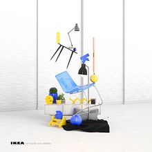 IKEA. Un mundo a tu manera.. Un projet de Illustration traditionnelle, Publicité, 3D , et Direction artistique de Carlos - 04.06.2021