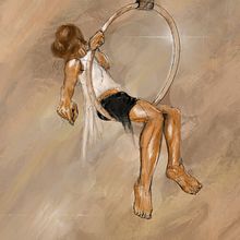 Art in flight. Traditional illustration, Acr, lic Painting, Ink Illustration, and Digital Illustration project by Alessandro Paderi - 10.05.2021