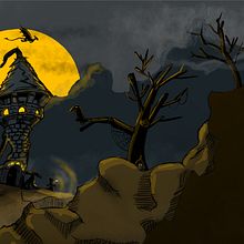La torre del mago. Traditional illustration, Ink Illustration, and Digital Illustration project by Alessandro Paderi - 06.09.2021