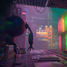 3D // BotPlanet. 3D, 3D Modeling, 3D Design, and 3D Character Design project by Eva Rodríguez Solís - 12.20.2021