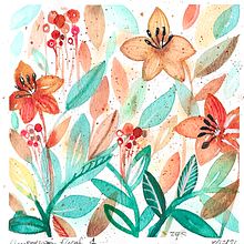 Mi Proyecto del curso: Acuarela floral: conecta con la naturaleza. Un progetto di Illustrazione tradizionale, Pittura, Pittura ad acquerello e Illustrazione botanica di Tamara - 20.12.2021
