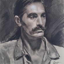 Mi Proyecto del curso: Retrato realista al carboncillo. Traditional illustration, Fine Arts, Drawing, Portrait Drawing, and Realistic Drawing project by Patrizia Gallo - 12.21.2021