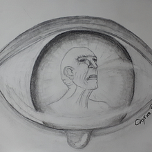 Le regard de la douleur. Un proyecto de Dibujo a lápiz y Dibujo de Roxane Onyria - 21.12.2021