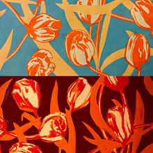 My project - Polina Oshu's Botanical Patterns in a Sketchbook course . Un progetto di Illustrazione tradizionale, Pattern design, Illustrazione botanica e Sketchbook di Rianne Vogels - 21.12.2021