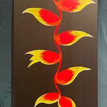 My project in Botanical Painting with Acrylic course. Un proyecto de Ilustración tradicional, Bellas Artes, Pintura, Pintura acrílica e Ilustración botánica de Catalina Ionescu - 21.12.2021