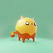 My project in Kawaii Character Creation in 3D with Blender  course. Un proyecto de Modelado 3D, Ilustración tradicional, Diseño de personajes, Ilustración digital y Manga de Leigh Ryan - 19.12.2021