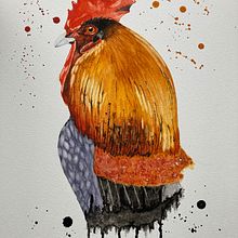 My project in Artistic Watercolor Techniques for Illustrating Birds course. Traditional illustration, Watercolor Painting, Realistic Drawing, and Naturalistic Illustration project by Ian Taylor - 12.10.2021