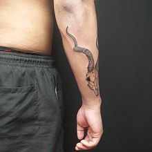 Mi Proyecto del curso: Tatuaje para principiantes . Design tatuaj de Michel Aguilar Rivera - 12.22.2021